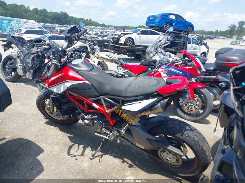 2019 Ducati Hypermotard VIN ZDMBAJDT6KB002704 IAAI salvage auction — FRONT END, Salvage (Georgia), sold $4,100 on 2026-09-16 (photo 3)