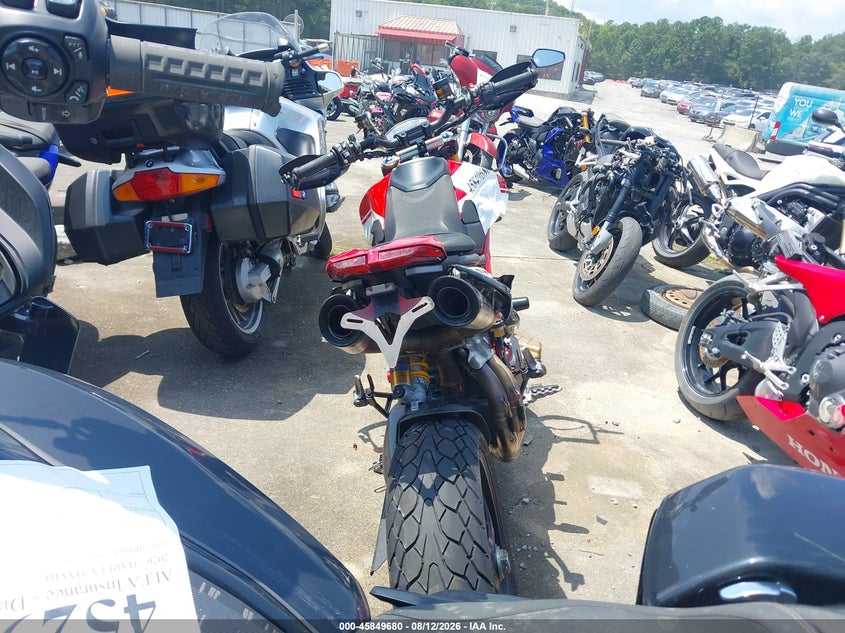 2019 Ducati Hypermotard VIN ZDMBAJDT6KB002704 IAAI salvage auction — FRONT END, Salvage (Georgia), sold $4,100 on 2026-09-16 (photo 6)