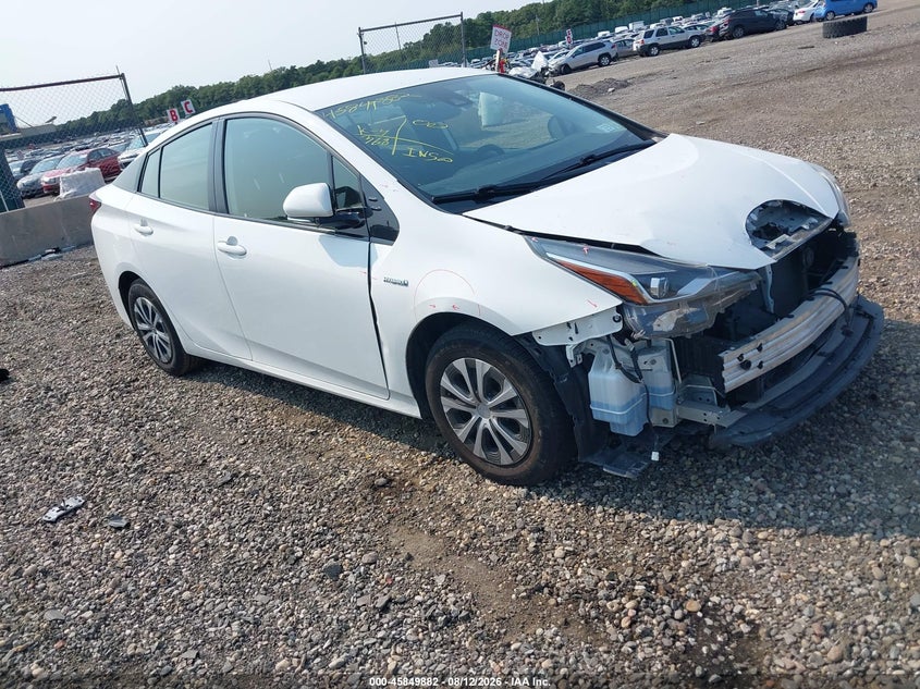 2020 Toyota Prius VIN JTDL9RFU7L3017902 IAAI salvage auction — FRONT END, Clear (New York), sold $11,000 on 2026-08-18 (photo 1)