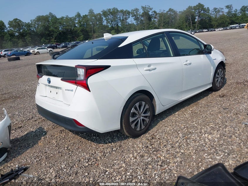 2020 Toyota Prius VIN JTDL9RFU7L3017902 IAAI salvage auction — FRONT END, Clear (New York), sold $11,000 on 2026-08-18 (photo 4)