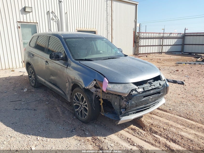 2016 Mitsubishi Outlander VIN JA4AD2A34GZ013847 IAAI salvage auction — RIGHT FRONT, Salvage Title, sold $2,000 on 2026-09-07 (photo 1)