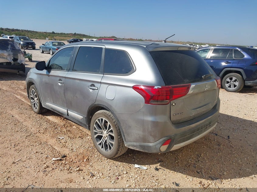 2016 Mitsubishi Outlander VIN JA4AD2A34GZ013847 IAAI salvage auction — RIGHT FRONT, Salvage Title, sold $2,000 on 2026-09-07 (photo 3)