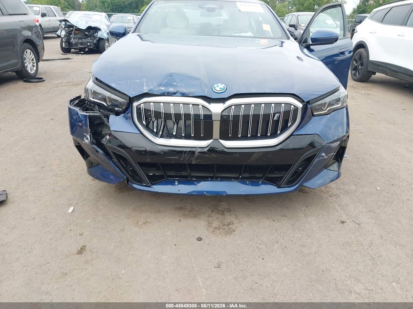 2025 BMW I5 VIN WBY13HG0XSCT68668 IAAI salvage auction — FRONT END, Salvage Title, sold $26,350 on 2026-09-01 (photo 6)