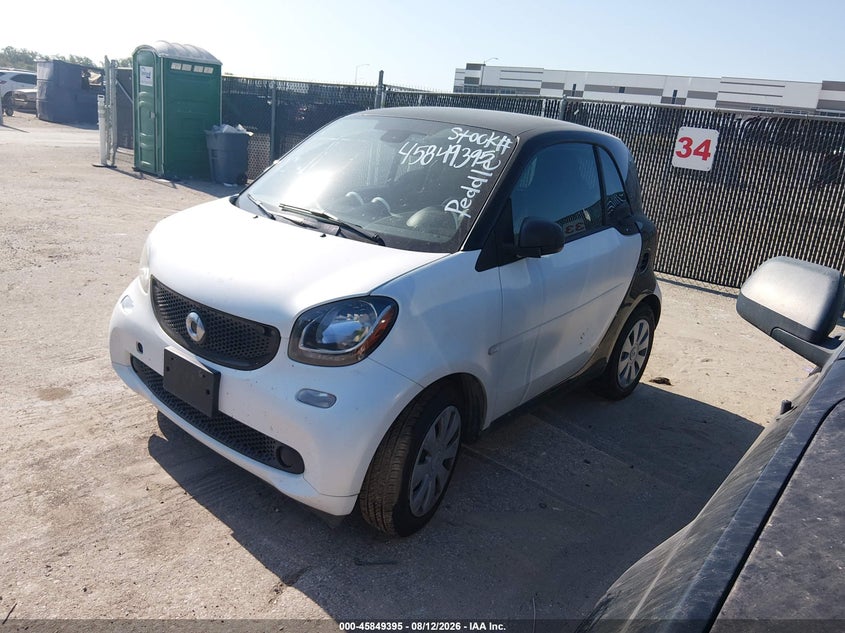 2016 Smart Fortwo VIN WMEFJ5DA4GK067448 IAAI salvage auction — NORMAL WEAR, Original (Texas), sold $2,075 on 2026-09-01 (photo 2)