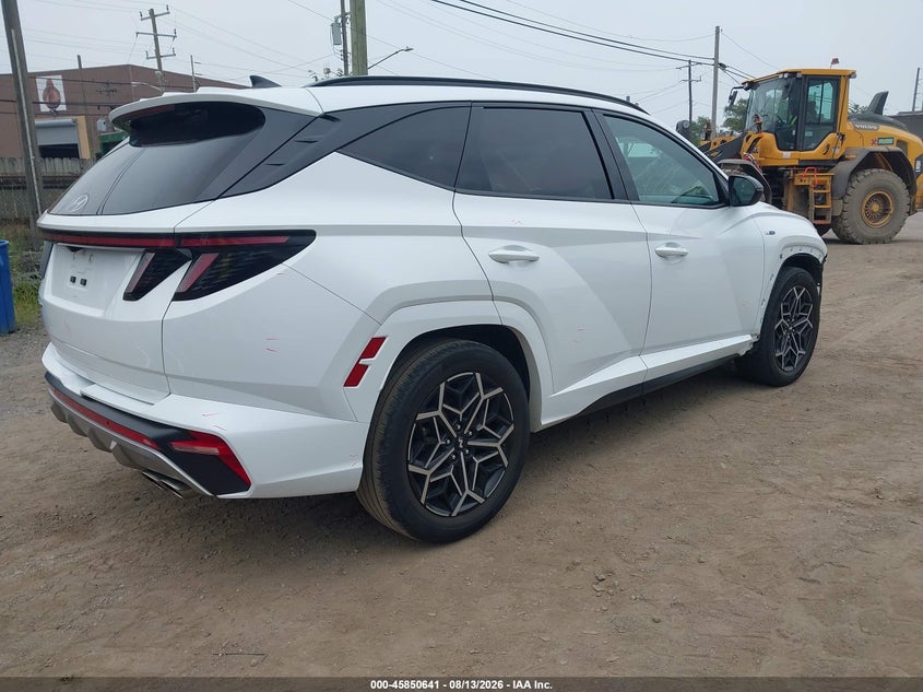 2022 Hyundai Tucson VIN KM8JF3AE9NU138310 IAAI salvage auction — FRONT & REAR, Salvage (Michigan), sold $7,000 on 2026-08-29 (photo 4)