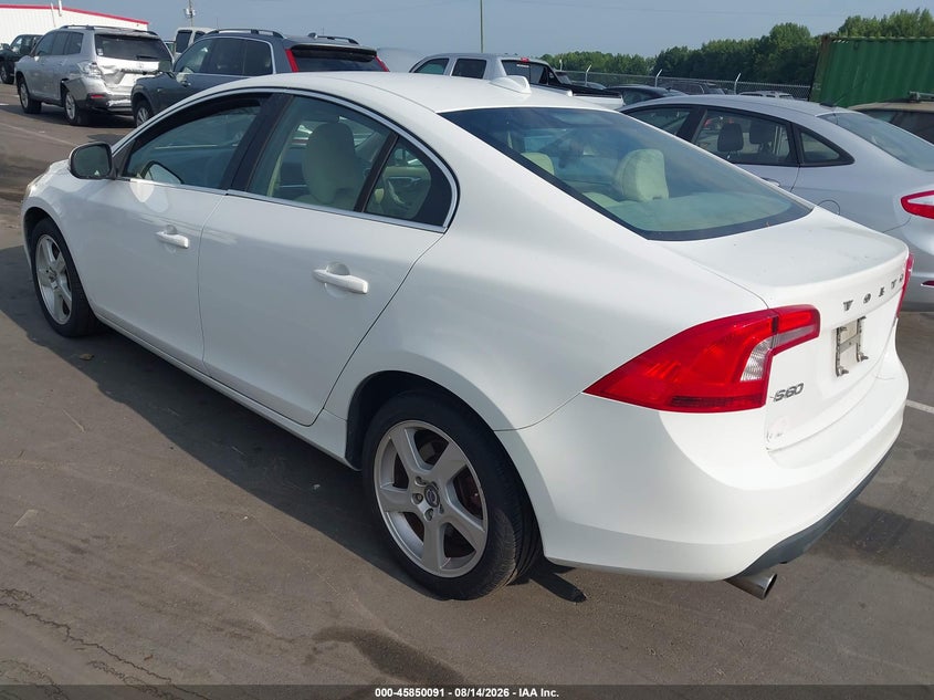 2012 Volvo S60 VIN YV1622FS3C2043386 IAAI salvage auction — NORMAL WEAR, Clear (North Carolina), sold $575 on 2026-08-19 (photo 3)