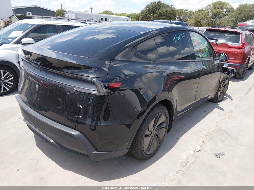 2026 Tesla Model y VIN 7SAYGDED0TA674821 IAAI salvage auction — RIGHT FRONT, Wait Title, sold $19,800 on 2026-10-07 (photo 4)