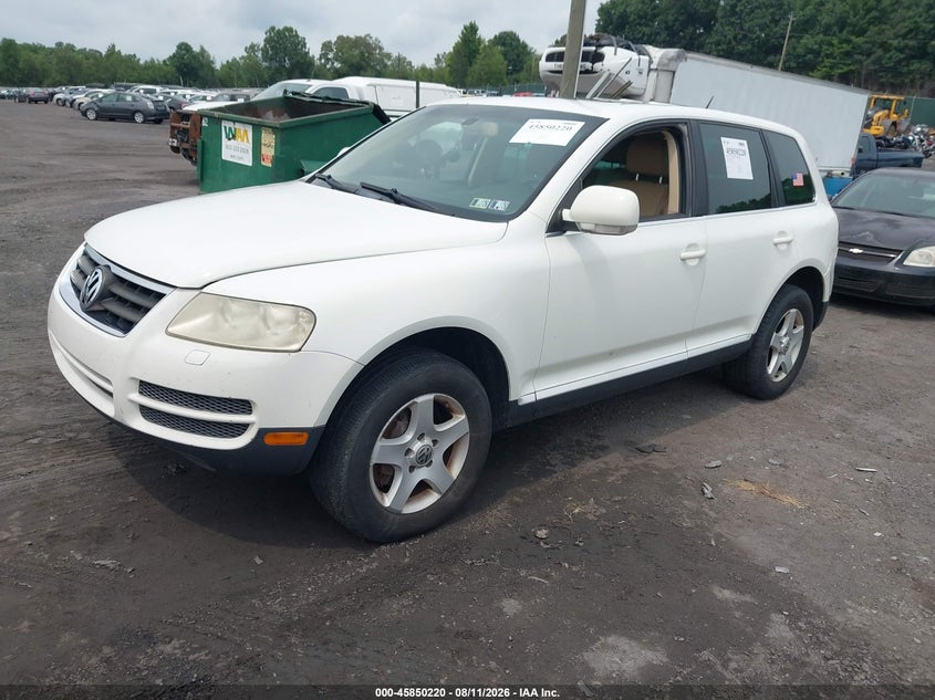 2006 Volkswagen Touareg VIN WVGZG77L26D043277 IAAI salvage auction — NORMAL WEAR, Clear (Pennsylvania), sold $400 on 2026-08-18 (photo 2)