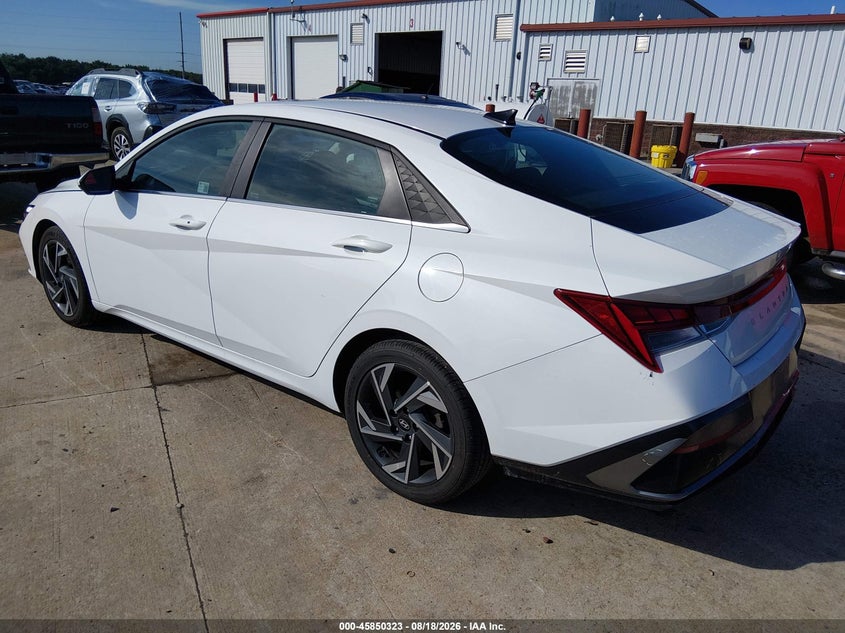 2025 Hyundai Elantra VIN KMHLS4DG2SU878137 IAAI salvage auction — NORMAL WEAR, Enterprise Vehicles Clear Only (Oklahoma), sold $12,900 on 2026-08-25 (photo 3)