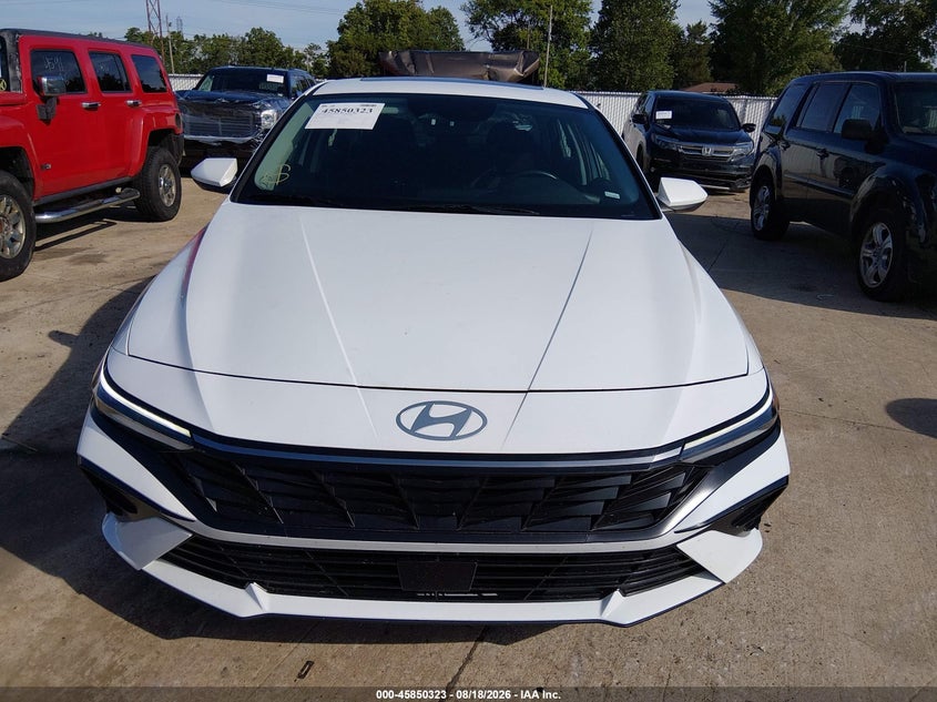 2025 Hyundai Elantra VIN KMHLS4DG2SU878137 IAAI salvage auction — NORMAL WEAR, Enterprise Vehicles Clear Only (Oklahoma), sold $12,900 on 2026-08-25 (photo 6)