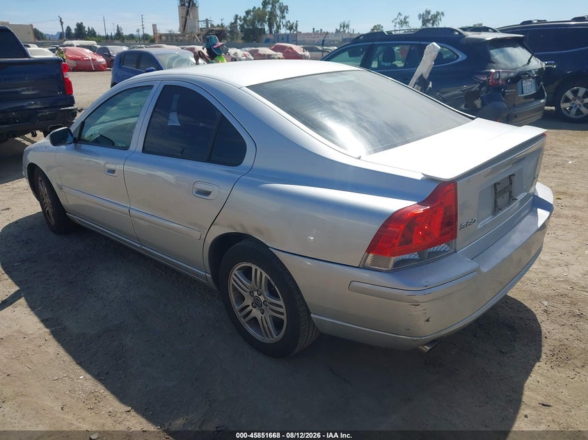 2005 Volvo S60 VIN YV1RS592552473823 IAAI salvage auction — LEFT REAR, Clear - Dealer Only (California), sold $250 on 2026-08-19 (photo 3)