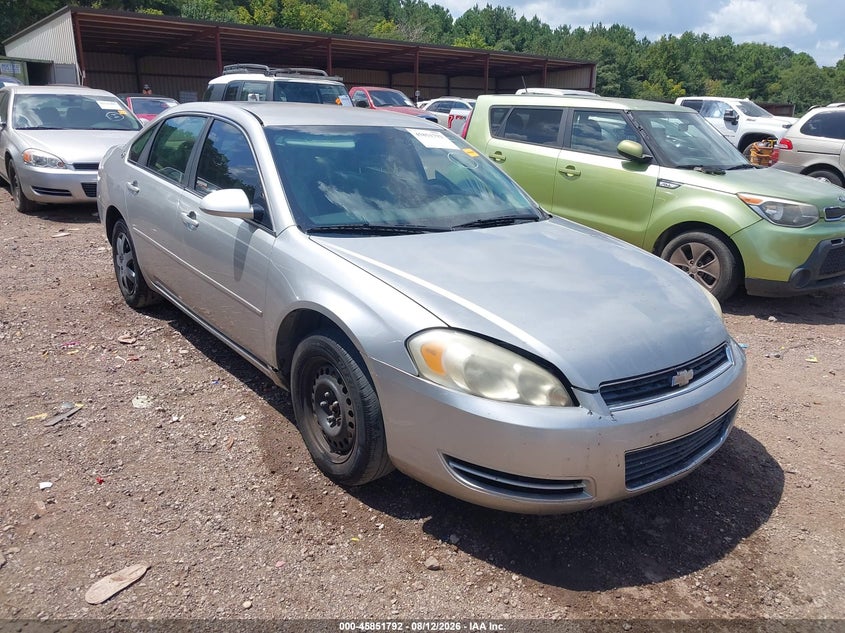 2006 Chevrolet Impala VIN 2G1WT58K369107958 IAAI salvage auction — NORMAL WEAR, Clear (Alabama), sold $300 on 2026-09-06 (photo 1)