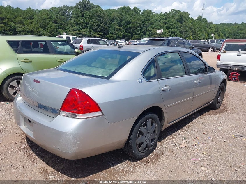 2006 Chevrolet Impala VIN 2G1WT58K369107958 IAAI salvage auction — NORMAL WEAR, Clear (Alabama), sold $300 on 2026-09-06 (photo 4)
