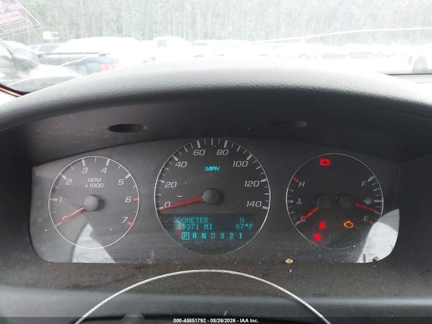 2006 Chevrolet Impala VIN 2G1WT58K369107958 IAAI salvage auction — NORMAL WEAR, Clear (Alabama), sold $300 on 2026-09-06 (photo 7)