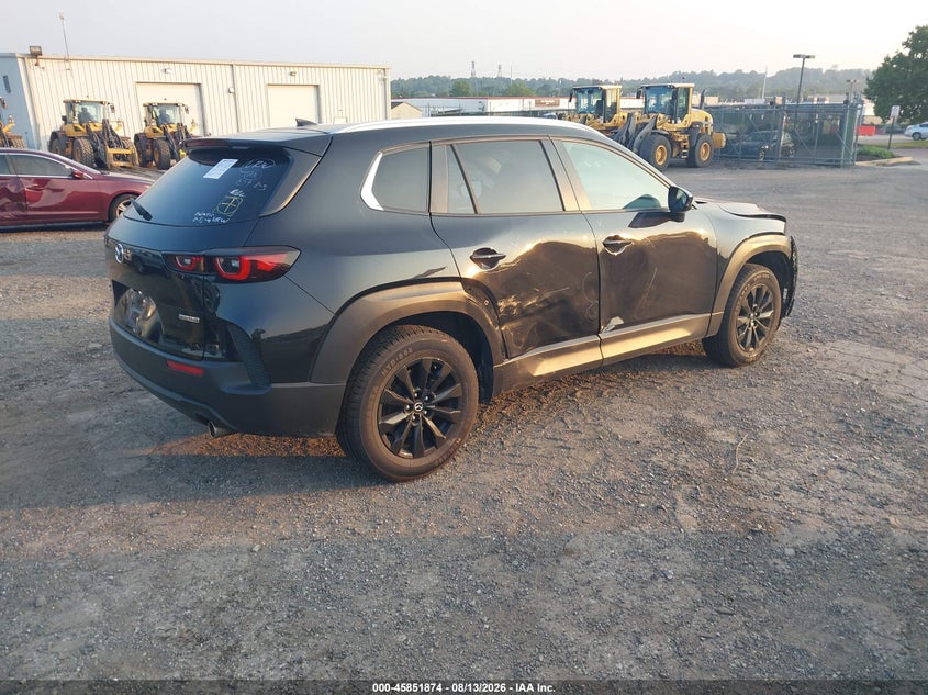 2025 Mazda Cx-50 VIN 7MMVABDM6SN336611 IAAI salvage auction — RIGHT FRONT, Salvage Title, sold $16,400 on 2026-08-21 (photo 4)