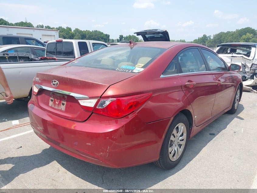 2011 Hyundai Sonata VIN 5NPEB4AC4BH071000 IAAI salvage auction — NORMAL WEAR, Salvage (South Carolina), sold $500 on 2026-08-23 (photo 4)