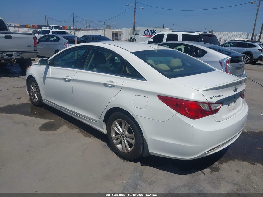2013 Hyundai Sonata VIN 5NPEB4AC0DH764195 IAAI salvage auction — NORMAL WEAR, Clear - Dealer Only (California), sold $400 on 2026-08-22 (photo 3)