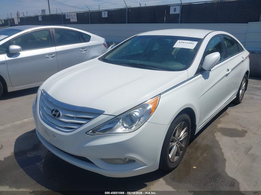 2013 Hyundai Sonata VIN 5NPEB4AC0DH764195 IAAI salvage auction — NORMAL WEAR, Clear - Dealer Only (California), sold $400 on 2026-08-22 (photo 6)