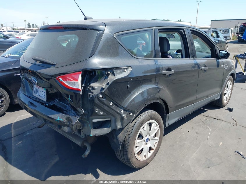 2013 Ford Escape VIN 1FMCU0F75DUD76161 IAAI salvage auction — REAR END, Salvage Certificate (California), sold $1,300 on 2026-08-21 (photo 4)