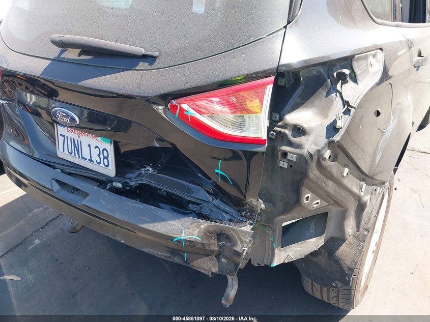 2013 Ford Escape VIN 1FMCU0F75DUD76161 IAAI salvage auction — REAR END, Salvage Certificate (California), sold $1,300 on 2026-08-21 (photo 6)