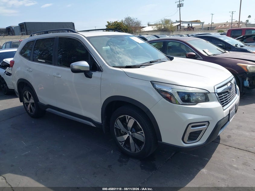 2021 Subaru Forester VIN JF2SKAXC2MH590249 IAAI salvage auction — REAR END, Wait Title, sold $11,000 on 2026-09-16 (photo 1)