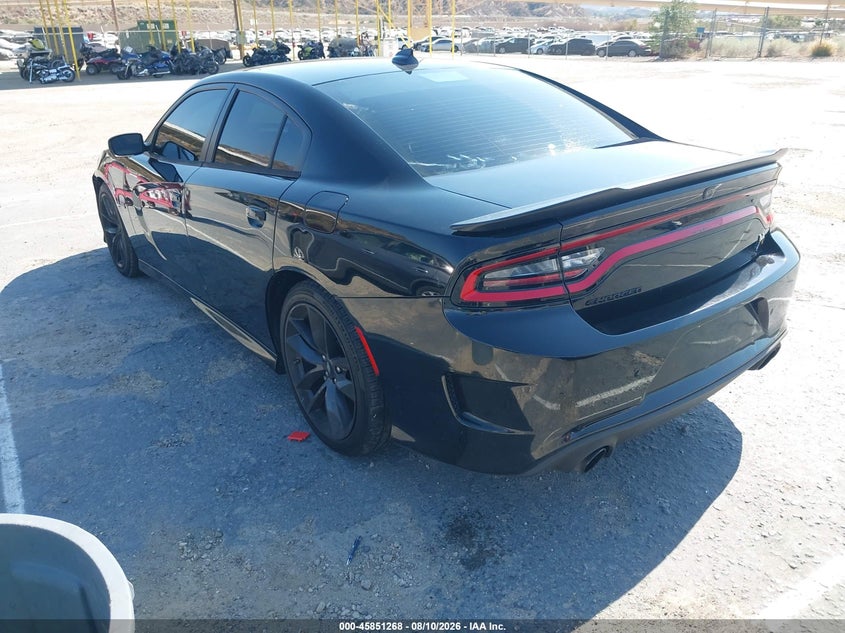 2019 Dodge Charger VIN 2C3CDXGJ9KH613049 IAAI salvage auction — RIGHT REAR, Salvage Title, sold $9,975 on 2026-10-10 (photo 3)