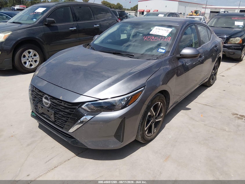 2025 Nissan Sentra VIN 3N1AB8CV3SY363781 IAAI salvage auction — RIGHT REAR, Salvage Title, sold $13,550 on 2026-08-18 (photo 2)