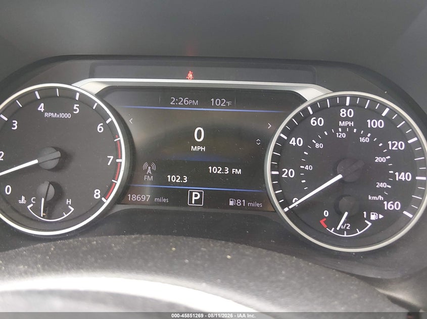 2025 Nissan Sentra VIN 3N1AB8CV3SY363781 IAAI salvage auction — RIGHT REAR, Salvage Title, sold $13,550 on 2026-08-18 (photo 7)