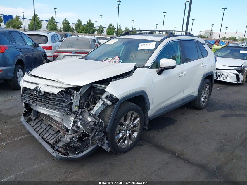 2021 Toyota Rav 4 VIN 2T3C1RFVXMW135277 IAAI salvage auction — FRONT END, Salvage Certificate (California), sold $10,750 on 2026-08-21 (photo 2)