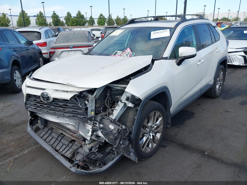 2021 Toyota Rav 4 VIN 2T3C1RFVXMW135277 IAAI salvage auction — FRONT END, Salvage Certificate (California), sold $10,750 on 2026-08-21 (photo 6)