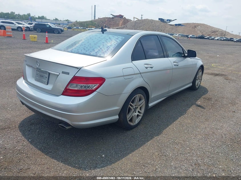 2008 Mercedes-benz C class VIN WDDGF56X78R033802 IAAI salvage auction — NORMAL WEAR, Clear (New York), sold $625 on 2026-08-15 (photo 4)