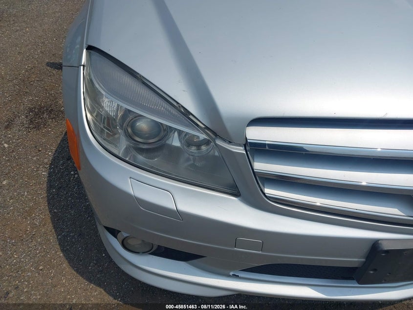 2008 Mercedes-benz C class VIN WDDGF56X78R033802 IAAI salvage auction — NORMAL WEAR, Clear (New York), sold $625 on 2026-08-15 (photo 6)