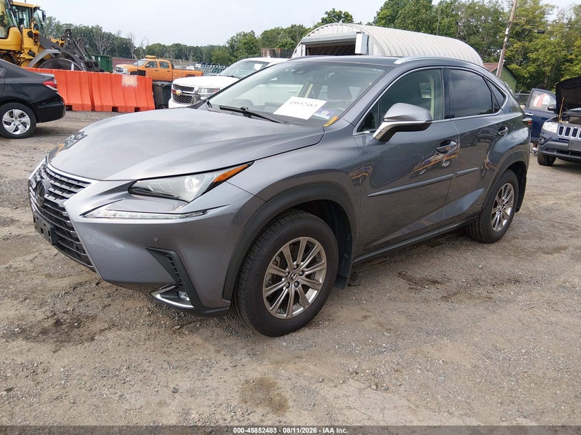 2020 Lexus Nx VIN JTJDARDZ1L2222595 IAAI salvage auction — RIGHT REAR, Salvage Title, sold $7,900 on 2026-08-27 (photo 2)