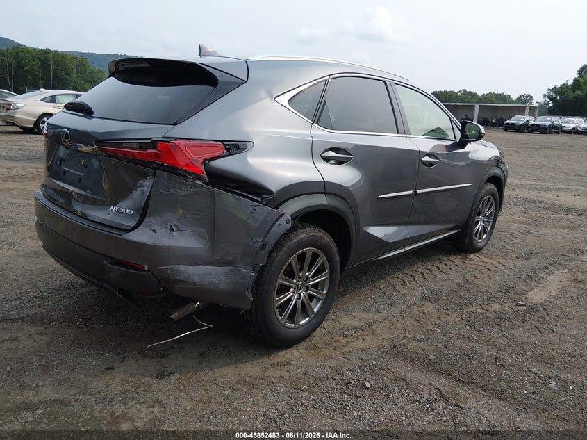 2020 Lexus Nx VIN JTJDARDZ1L2222595 IAAI salvage auction — RIGHT REAR, Salvage Title, sold $7,900 on 2026-08-27 (photo 4)