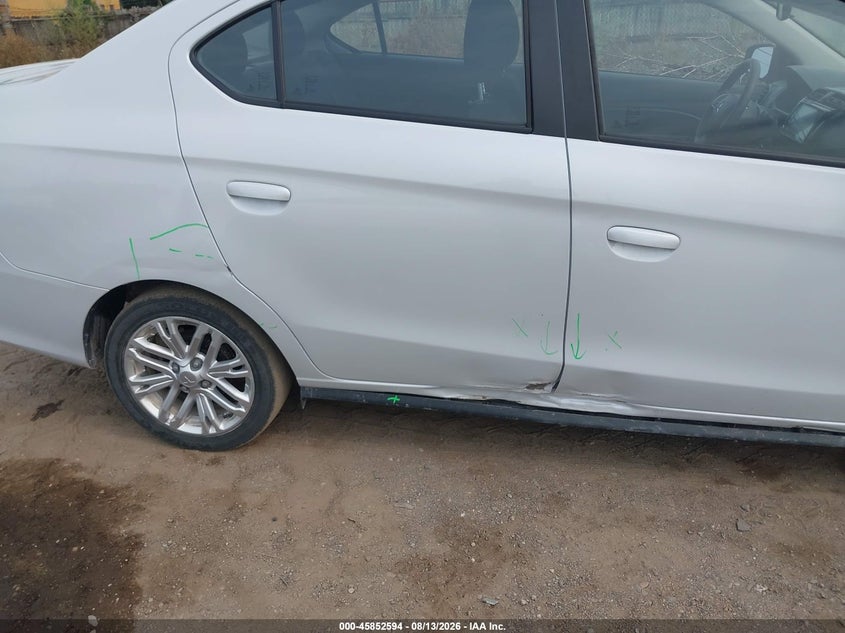 2024 Mitsubishi Mirage VIN ML32FUFJXRHF00993 IAAI salvage auction — RIGHT SIDE, Clear (Michigan), sold $2,550 on 2026-08-30 (photo 6)