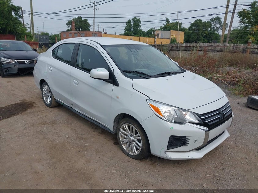 2024 Mitsubishi Mirage VIN ML32FUFJXRHF00993 IAAI salvage auction — RIGHT SIDE, Clear (Michigan), sold $2,550 on 2026-08-30 (photo 1)