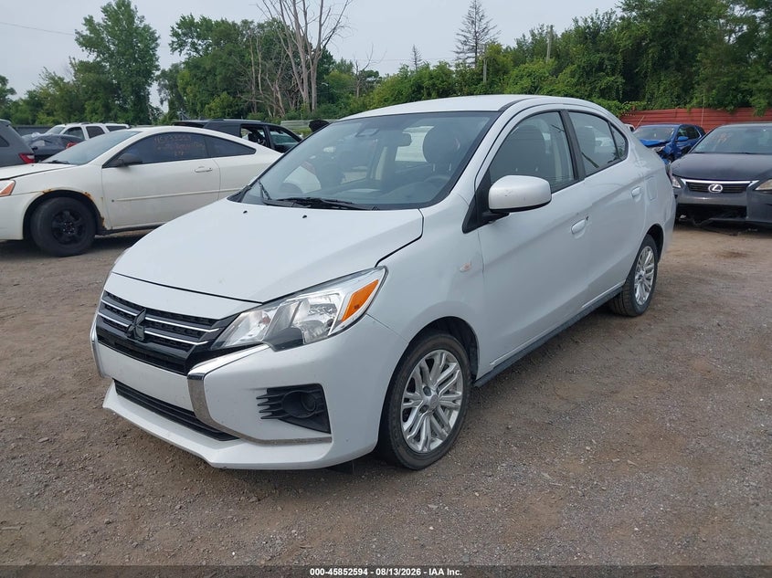 2024 Mitsubishi Mirage VIN ML32FUFJXRHF00993 IAAI salvage auction — RIGHT SIDE, Clear (Michigan), sold $2,550 on 2026-08-30 (photo 2)