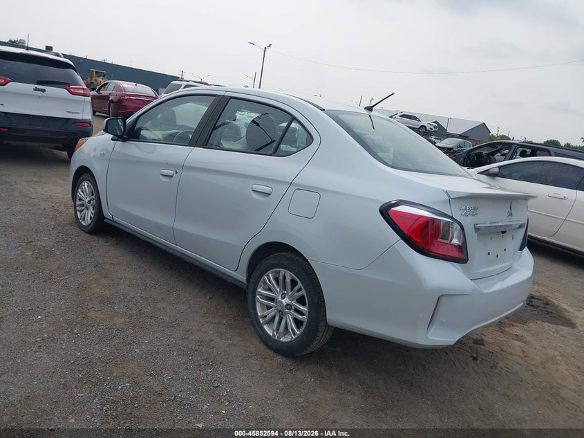 2024 Mitsubishi Mirage VIN ML32FUFJXRHF00993 IAAI salvage auction — RIGHT SIDE, Clear (Michigan), sold $2,550 on 2026-08-30 (photo 3)