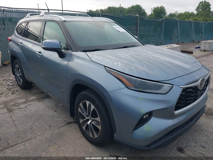 2021 Toyota Highlander VIN 5TDHZRBH7MS065382 — IAAI salvage auction photo