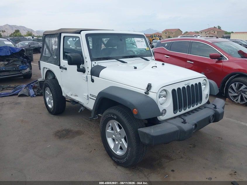 2015 Jeep Wrangler / VIN 1C4AJWAG7FL608170 — IAAI salvage auction photo