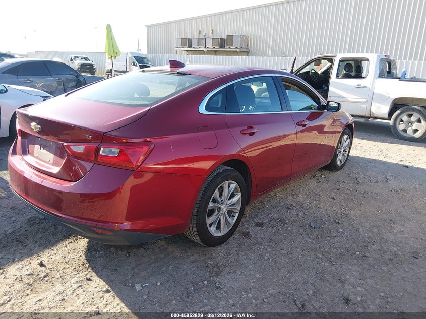 2025 Chevrolet Malibu VIN 1G1ZD5ST1SF135318 IAAI salvage auction — SIDE, Salvage Title, sold $12,100 on 2026-08-20 (photo 4)