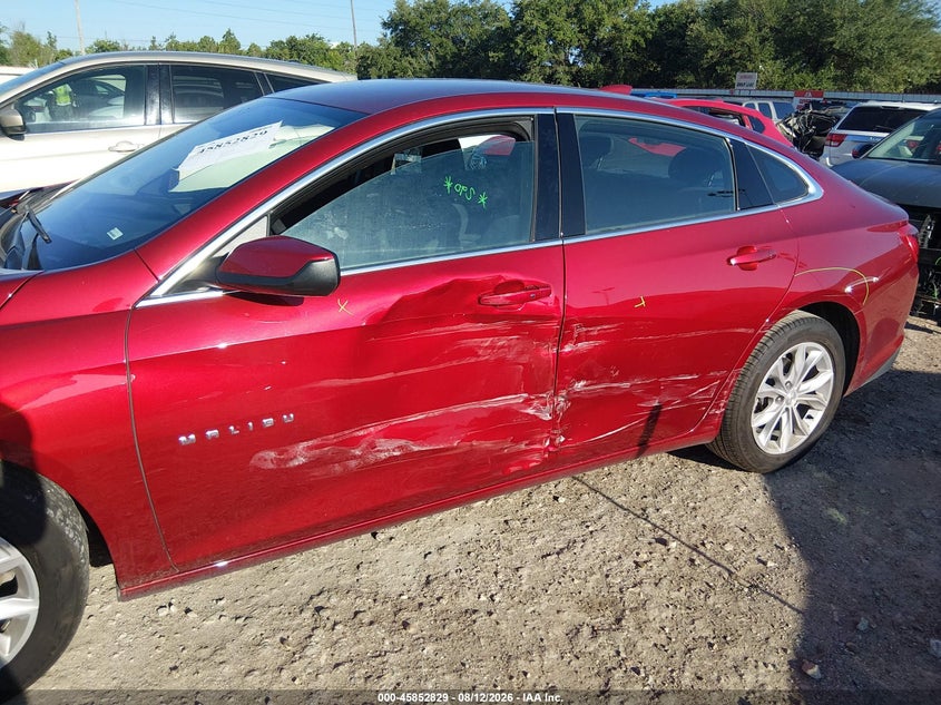 2025 Chevrolet Malibu VIN 1G1ZD5ST1SF135318 IAAI salvage auction — SIDE, Salvage Title, sold $12,100 on 2026-08-20 (photo 6)