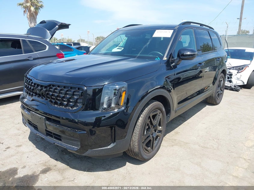 2025 Kia Telluride VIN 5XYP3DGC2SG612100 IAAI salvage auction — REAR END, Salvage Title, sold $18,500 on 2026-10-07 (photo 2)