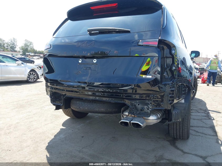 2025 Kia Telluride VIN 5XYP3DGC2SG612100 IAAI salvage auction — REAR END, Salvage Title, sold $18,500 on 2026-10-07 (photo 6)