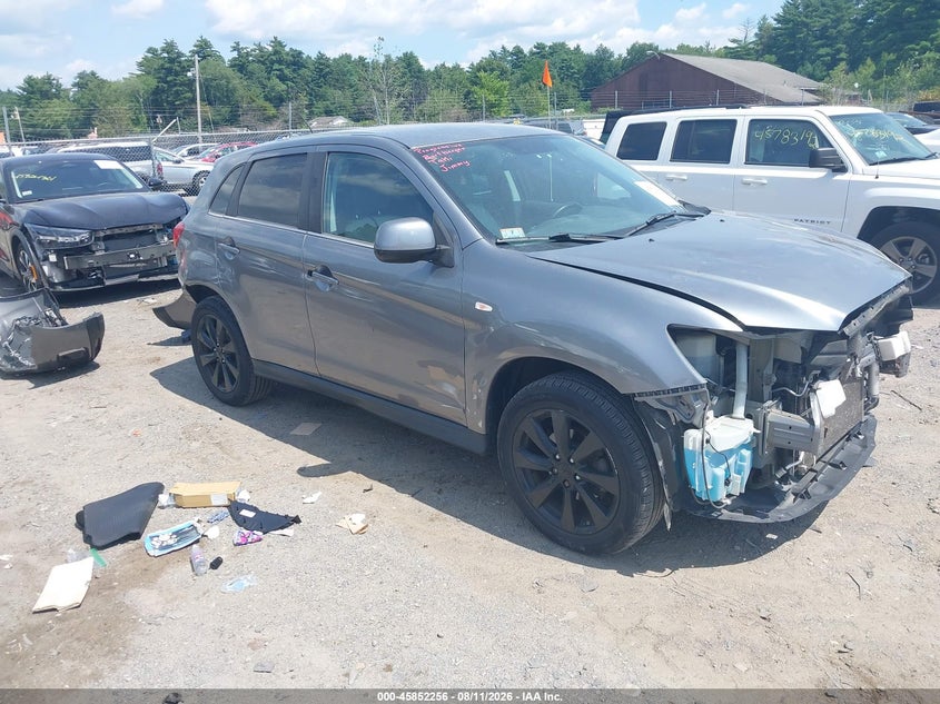 2014 Mitsubishi Outlander VIN 4A4AR4AU4EE004204 IAAI salvage auction — FRONT & REAR, Salvage Title, sold $1,050 on 2026-10-02 (photo 1)