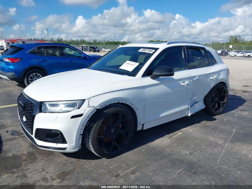 2019 Audi Sq5 VIN WA1A4AFY8K2063392 IAAI salvage auction — SIDE, Wait Title, sold $7,900 on 2026-10-15 (photo 2)
