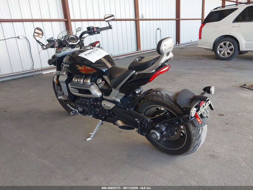 2020 Triumph motorcycle Rocket VIN SMTG10JX3LT993750 IAAI salvage auction — SIDE, Rebuildable (Florida), sold $8,500 on 2026-08-26 (photo 3)