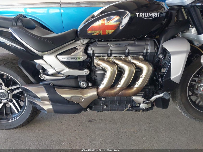 2020 Triumph motorcycle Rocket VIN SMTG10JX3LT993750 IAAI salvage auction — SIDE, Rebuildable (Florida), sold $8,500 on 2026-08-26 (photo 8)