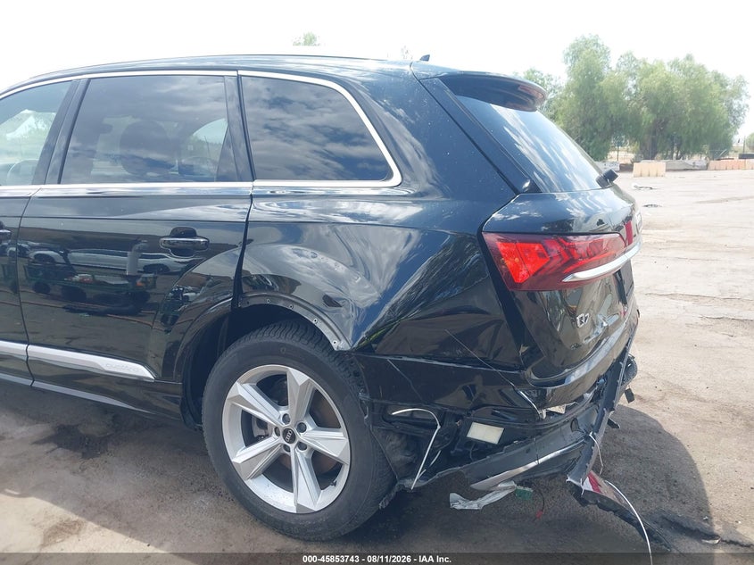 2021 Audi Q7 VIN WA1LJAF78MD028139 IAAI salvage auction — REAR END, Salvage Title, sold $12,700 on 2026-08-23 (photo 6)