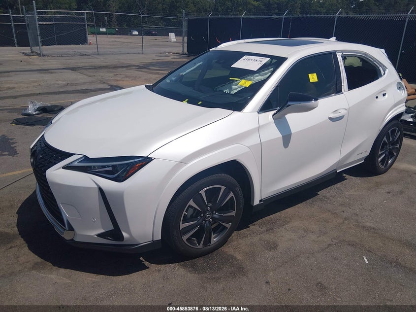 2022 Lexus Ux VIN JTHP9JBH7N2057786 IAAI salvage auction — REAR END, Salvage (South Carolina), sold $11,350 on 2026-09-09 (photo 2)